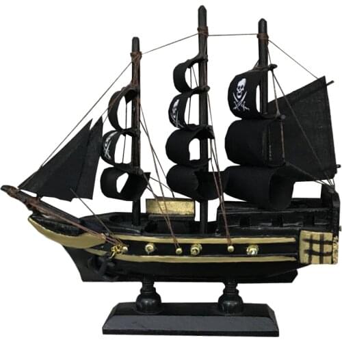 LUCKK Hot Sale Caribbean Corsair Sailboat 3D Wooden Assembly Zeilboot Model Black Corsair Decoratie Sailing Boats Toys Gifts