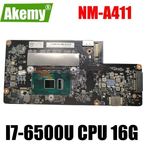 5B20K48454 BYG40 NM-A411 For Lenovo Yoga 900-13ISK Laptop Motherboard With I7-6500U CPU 16G RAM Main Board 100% fully tested