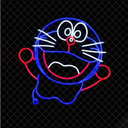 Fashion Colorful Neon Robot Cat Led Neon Sign Light Holiday Xmas Party Wedding Decorations Kids Room Night Lamp Home Wall Decor