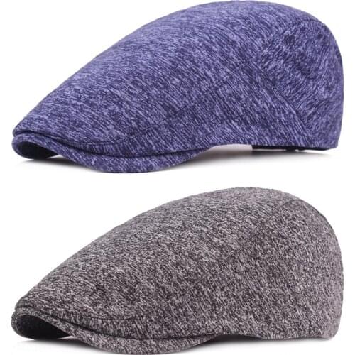 Mens Cotton DuckBill Hat Newsboy Flat Driving Golf Cabbie Driving Ivy Cap NEW HATCS0534