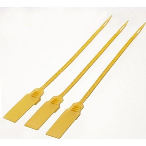 30pcs New double-breasted seal Plastic tightening security wire seals Logistics seals security container seal cable 350mm