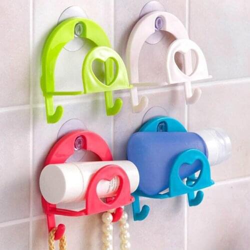 Hooks Transparent Strong Self Adhesive Door Wall Hangers Hooks Suction Heavy Load Rack Cup Sucker For Kitchen Bathroom JU0146
