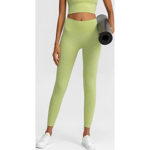 Naked Feel No Camel Toe Sport Leggings Women High Waist Yoga Pants Squatproof Fitness Gym Athletic Leggings Plus Size