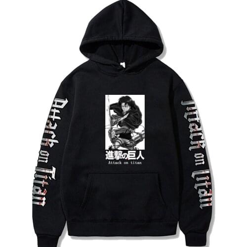 Attack on Titan Hoodie Autumn Casual Oversized Hoodies Men Japan Anime Eren Sweatshirt Hip Hop Streetwear Women Fashion Clothes