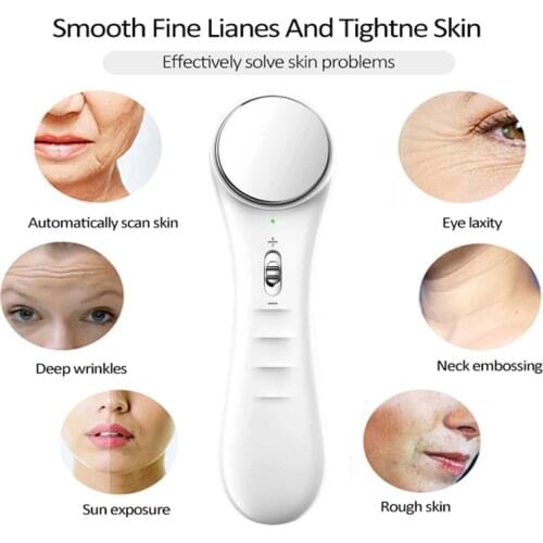 1pc Facial Mesotherapy Electroporation RF&EMS Radio Frequency Photon Face Lifting Tighten Wrinkle Removal Face Skin Care Tools