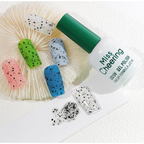 12ml Eggshell Pattern Nail Glue Polish Nail Art Gel LED/UV Lamp Transparent Gel Soak Off Manicuring Art Tools TSLM1