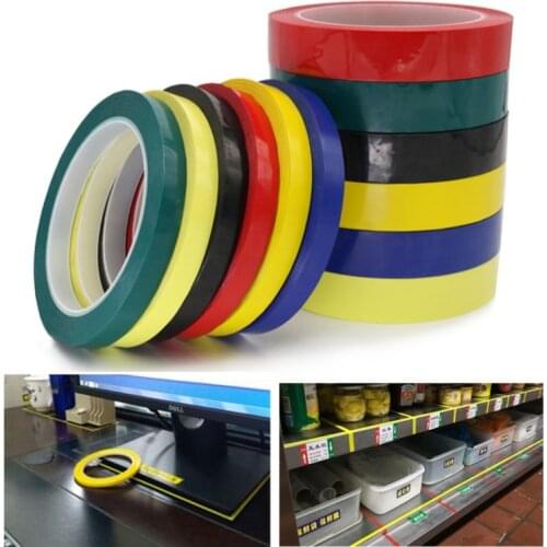 5rolls/set desktop positioning tape marking tape whiteboard color discrimination warning drawing grid line