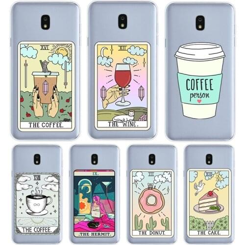 Art Pizza Coffee For Samsung Galaxy J8 J7 Duo J6 J5 Prime J4 Plus J3 J2 Core 2018 2017 2016 Phone Case Cover