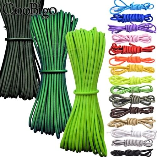 5Meters 3mm Colorful Single Core Round Elastic Band Round Elastic Rope Rubber Band Elastic Line DIY Sewing Accessories 5.5yard