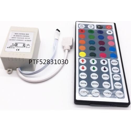 Led Controller 44 Keys LED IR RGB Controler LED Lights Controller IR Remote Dimmer DC12V 6A For RGB 3528 5050 LED Strip