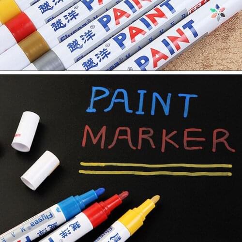 Paint Cleaner Car Wheel Tire Oily Painting Pen Auto Rubber Tyre Polishes Metal Permanent Marker Graffiti Touch Scratch Wet Wax