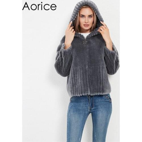 Aorice Winter Women Wool Fur Coat Trench Sheep Shearing Jacke Coats Lady Female Warm Jackets Parka H98915