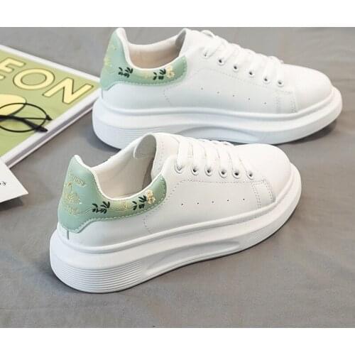 Casual Womens Sports Shoes Fashion Thick-soled Increased Wear-resistant Running Shoes Non-slip Comfortable Fitness Shoes