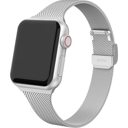Strap For Apple Watch band 44mm 40mm Stainless steel metal bracelet correa for Apple watch 6 5 4 3 SE for iWatch band 42mm 38mm