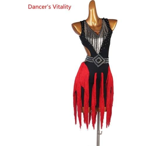 Rumba Cha-cha Tango clothing dress for women latin dance clothing senior AB stones latin dancing professnional costumes dress