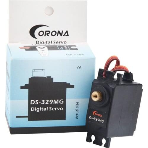 1pcs 32g/ 4.5kg/0.12 sec Servo DS329MG Digital Metal Gear Micro Servo For Airplane Model
