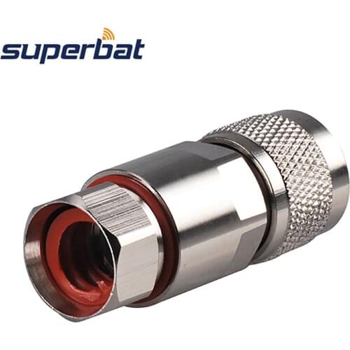 Superbat N Clamp Plug RF Coaxial Connector for Corrugated Copper 1/2" Cable Super Flexible