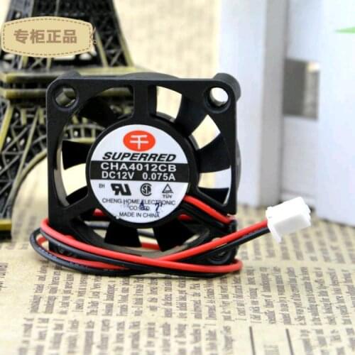 Taiwan FOR Qianhong CHA4012CB 4CM/cm 4010 12V 0.075A Super-silent Cooling Fan