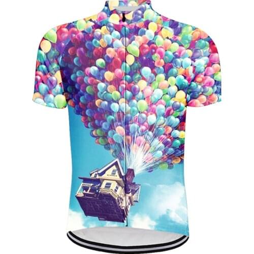 UP Men Cycling Jersey Motocross Short Sleeves Tops Bicycle Retro MTB Downhill Shirt Road Bike Team Autumn Sports Men Clothing