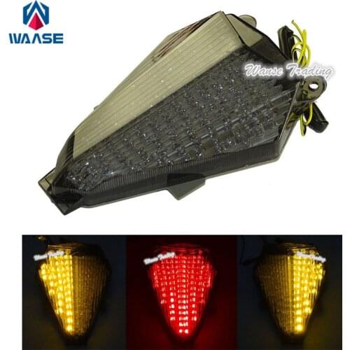 Waase For Yamaha YZF R6 RJ11 2006 2007 E-Mark Tail Light Brake Turn Signals Integrated LED Light