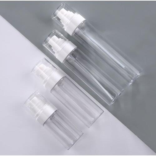 10pcs 50/80/100/120ml Spray Bottles, Clear Empty Fine Mist Plastic Mini Travel Bottle Set, Small Refillable Liquid Containers