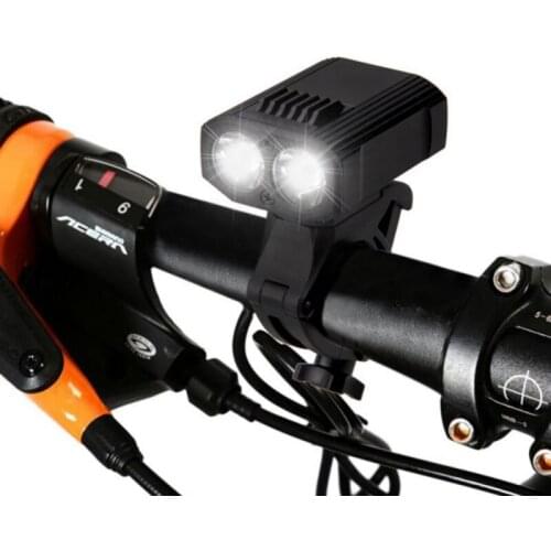 1200MA USB Rechargeable Bicycle Lights Headlights MTB Front Headlight Lamp Flashlight Cycling Safety Night Warning Lights 2021