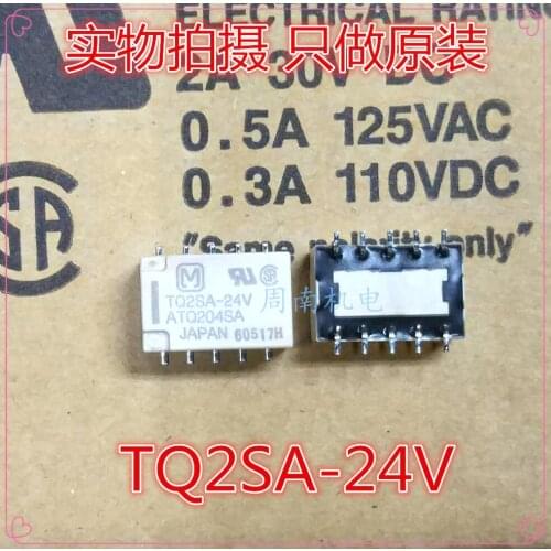 5Pcs/Lot Power Relay Tq2Sa-24V Atq204Sa Tq2Sa-Dc24V New And Original