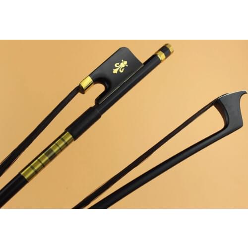 8pcs PRO New Carbon fiber cello bow 4/4 size Ebony Frog inlaid copper flower