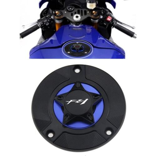 Motorcycle CNC Aluminum Fuel Gas Caps Tank Cap Cover With Rapid Locking For YAMAHA FZ1 FZ-1 FAZER 2001-2013