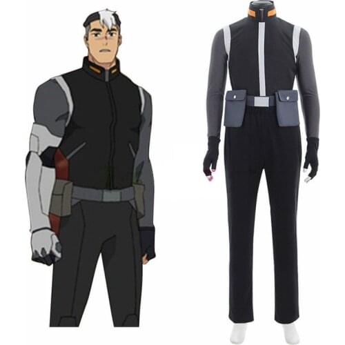 Amine Voltron Legendary Defender Shiro Takashi Shirogane Cosplay Costume