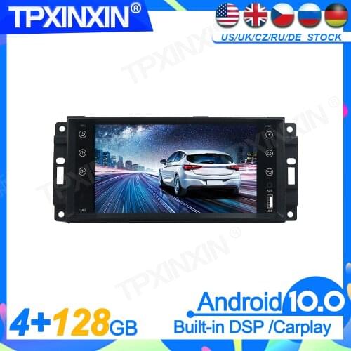 Android10.0 PX6 For Jeep Wrangler Full Touch DSP Head Unit Multimedia Player Auto Radio Tape Recorder Headunit GPS Navigation