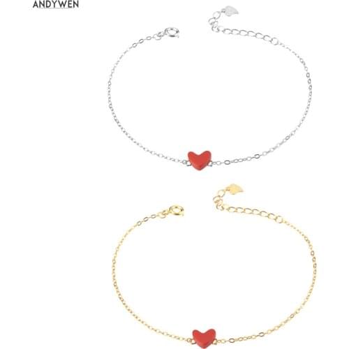 ANDYWEN Red Bracelets