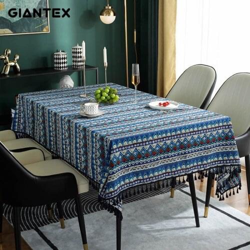Bohemian Geometric Table Cloth Cotton Tablecloth Rectangular Tablecloths Dining Table Cover Obrus Tafelkleed Mantel Mesa Nappe