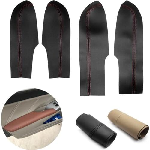 For Honda Civic 8th Gen 2006 2007 2008 2009 2010 2011 Car Door Handle Panel Armrest Microfiber Leather Cover only 4 doors model