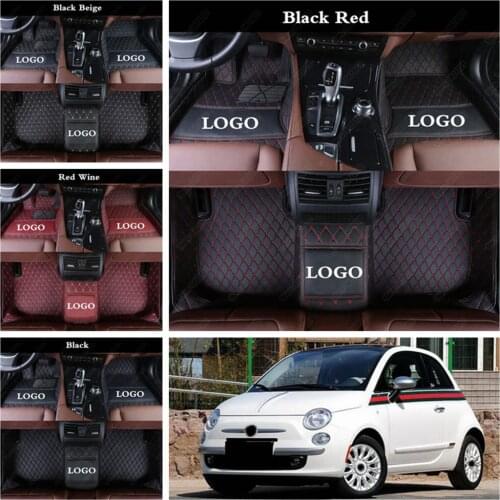 Custom Made Car Floor Mats for Fiat Bravo 500 Linea Freemont Palio Ottimo Car Foot Mats Automobile Carpet Cover Floor Mat