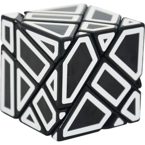 Lefun FangCun Ghost 6cm Cube Magico 3x3 Strange-shape Cube Magic Puzzle Hollow Sticker SpeedCube Educational Toys Ghost Cube