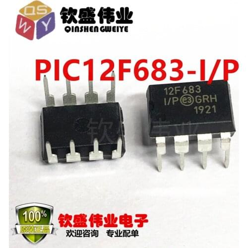 PIC12F683-I/P DIP-8 PIC12F683-IP PIC12F683-I 12F683I/P 12F683IP
