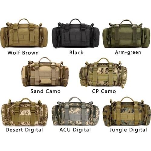 Military Bag Sport Waist Pack Men Fanny High Quality 1000D Nylon Sports Riding Multifunction Bag Outdoor High-Capacity