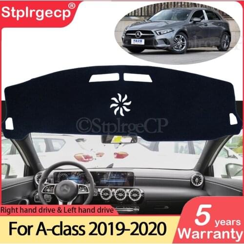 For Mercedes Benz A-Class W177 Anti-Slip Mat Dashboard Cover Pad Sunshade Dashmat Carpet Accessories A-Klasse A160 A180 A200 A45