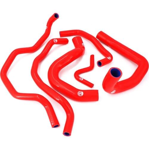 Silicone Radiator Hose For Alfa Romeo GT 147 156 1.9L JTD 2003-2010 (6pcs) RED/BLUE/BLACK