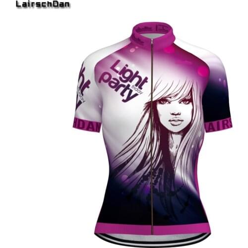 SPTGRVO Lairschdan funny fashion woman cyclist jersey mtb pro summer 2020 womens cycling jersey wielershirt fiets shirts dames