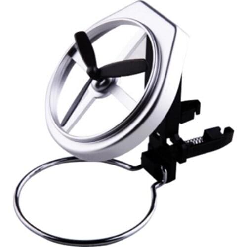 Universal Folding Auto Car Van Can/Coke/Wine Glass/Drink Holder Air Condition Vent Bottle Cup Mount Silver