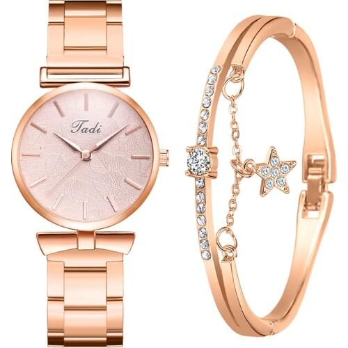 Relogio Feminino Women Quartz Female Watches Classic Leaf Bracelet Ladies Clock Rhinestone Steel Women Wristwatches Reloj Mujer