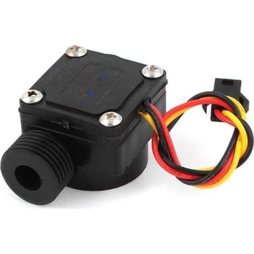 2PCS Fuel Flow Meter Sensor Counter Hall Flowmeter pool float switch for water heater credit card machine DN15 G1/2 1-30L/min