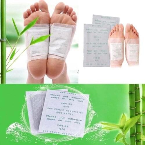 2Pcs Detox Foot Patches Pads Body Toxins Slimming Cleansing Herbal Adhesive