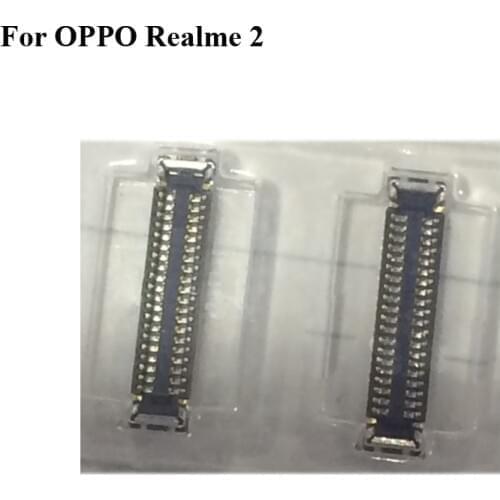 2pcs For OPPO Realme 2 LCD display screen FPC connector For OPPO Real me 2 Realme2 logic on motherboard mainboard