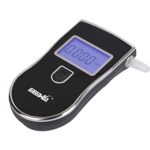2019 New Protable Police Breathalyzer Analyzer Detector Digital LCD Alcohol Breath Tester Free Shipping