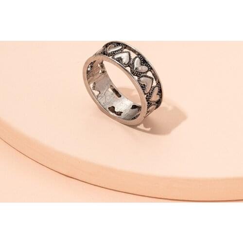 2021 Ins Trendy Antique Heart Star Angle Wing Owl Fire Snake Knuckle Finger Rings Korean Fashion Women Party Hip-hop Jewelry