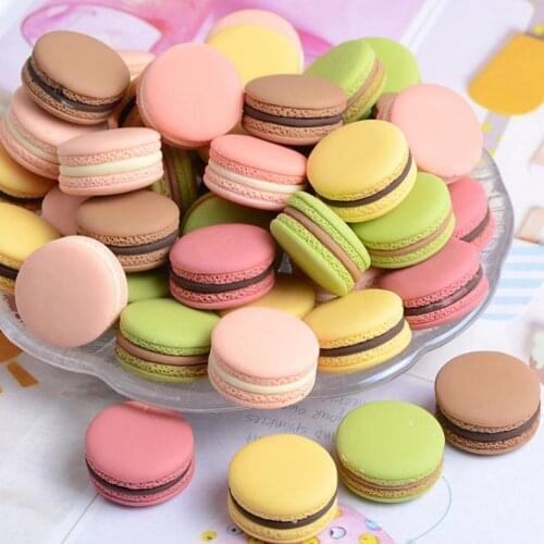 4pcs/set macaron food decor Simulation fake props food model dessert table snack decoration artificial cake home decor