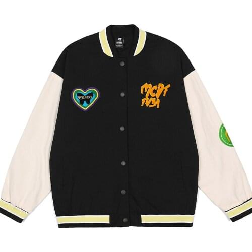 Baseball Uniform Chic Letter Embroidery jackets women 2021 New Harajuku Teens Girls Streetwear Korean Fashion Pink Outerwear